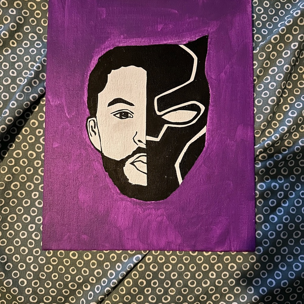 Chadwick Boseman / Black Panther Painting